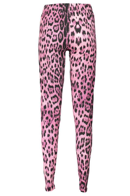 LEGGINSY DAMSKIE KLASY CAVALLI RÓŻOWE