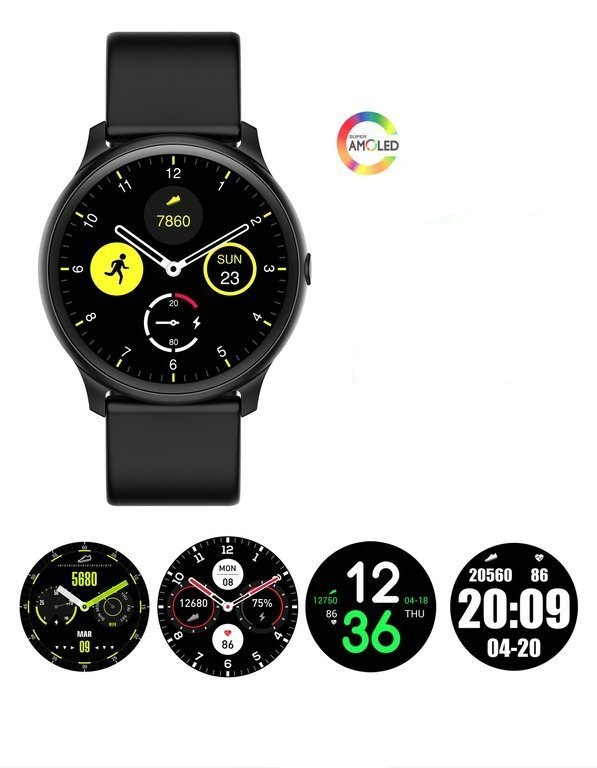 SMARTWATCH MĘSKI G. Rossi G.RSWSF1-6F1-1 blue/black + dodatkowy PASEK (sg003d)