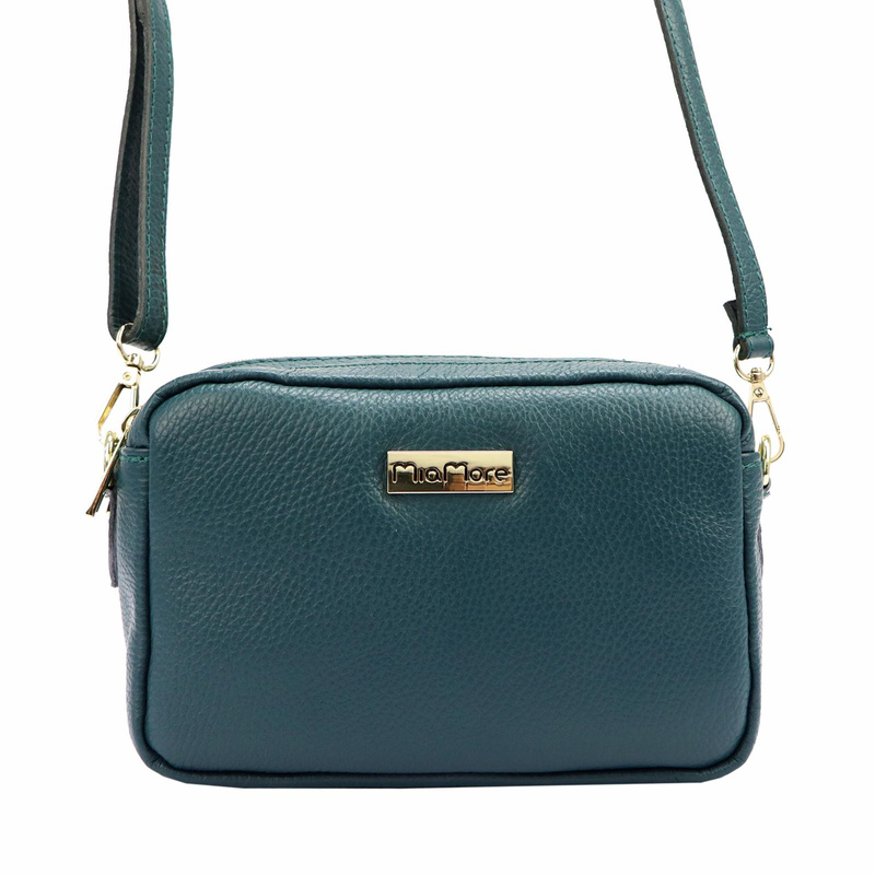 MiaMore miejska damska listonoszka skóra naturalna torebka przez ramię