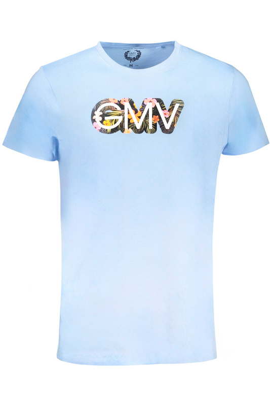 T-SHIRT M�SKI Z KR�TKIM R�KAWEM GIAN MARCO VENTURI NIEBIESKI