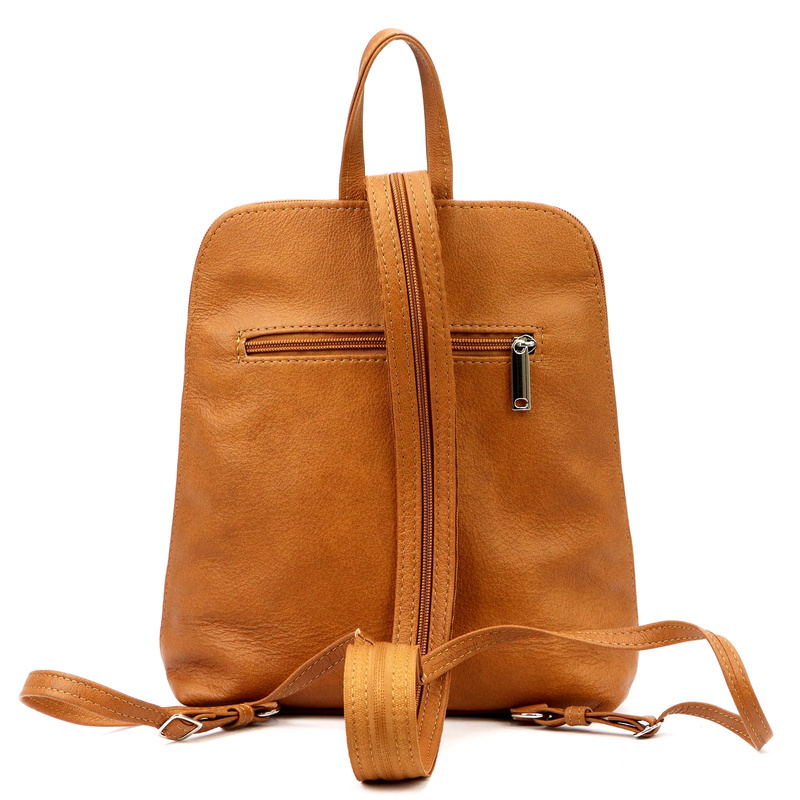 Stylowy Praktyczny Damski plecak-torebka skórzana z kieszeniami Voyager