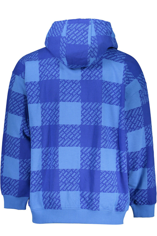 NIEBIESKA BLUZA MĘSKA TOMMY HILFIGER BEZ ZAMKA