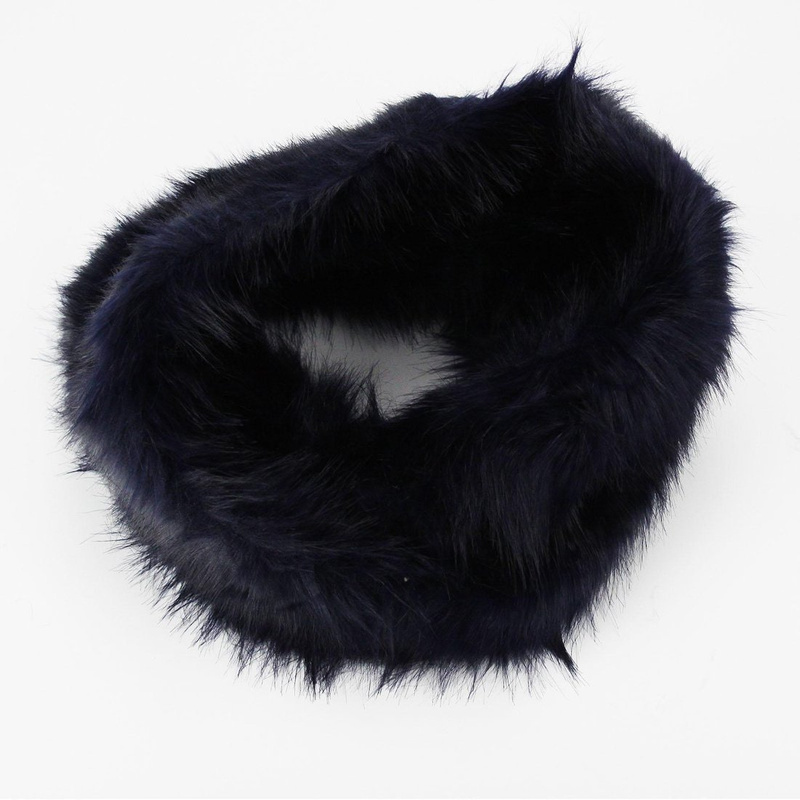 Pierre Cardin futrzana damska zimowa opaska na głowę sztuczne futro