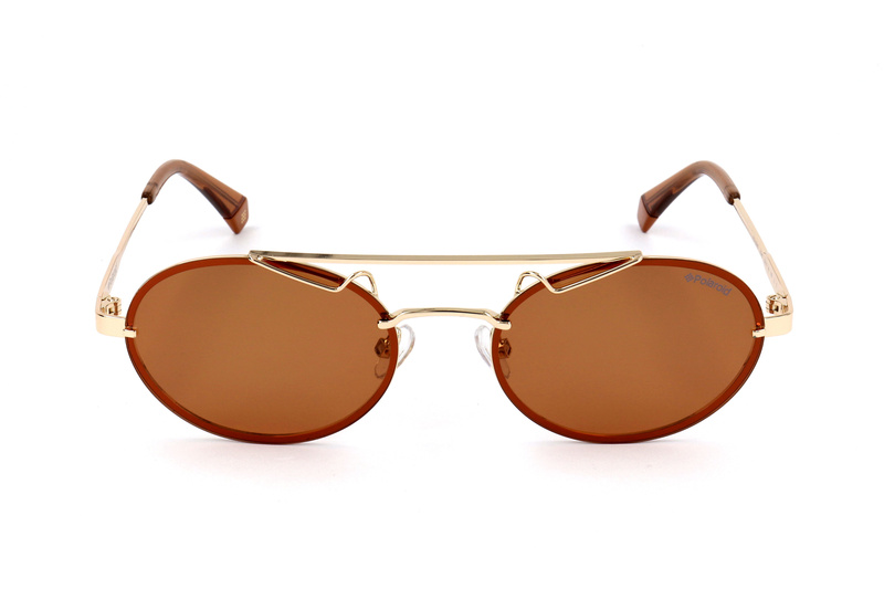 Okulary POLAROID PLD6094-S-01Q. Okulary przeciwsłoneczne, Kolor brązowy złoty. Unisex.