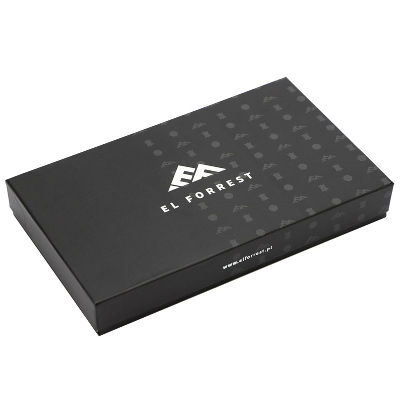 EL FORREST podłużna portmonetka duży damski portfel skóra naturalna RFID