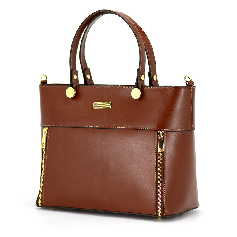 Stylowa duża shopperbag torba na ramię Vera Pelle