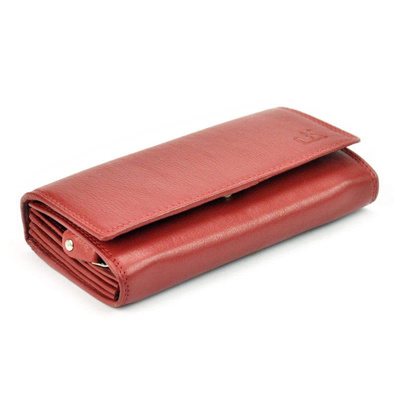 Duży Skórzany damski portfel Money Kepper z RFID