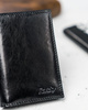 Skórzane etui na karty portfel od Rovicky z RFID
