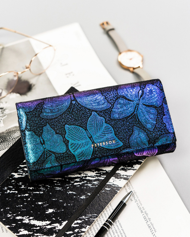 Skórzany damski portfel Peterson PTN 42100-ONBF