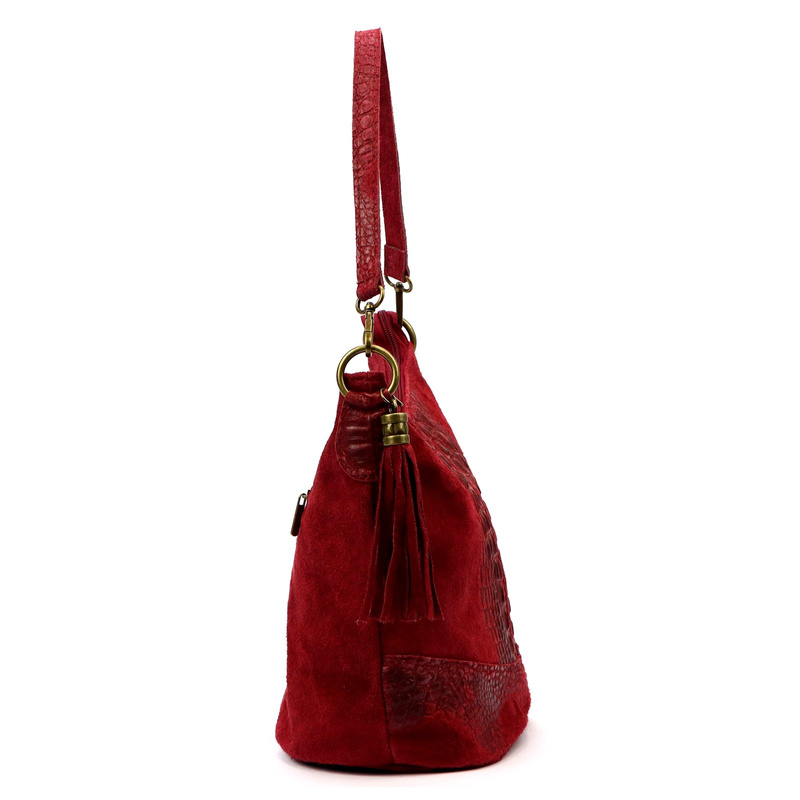 Damska torebka ze skóry naturalnej Luka 26-027 CROCO