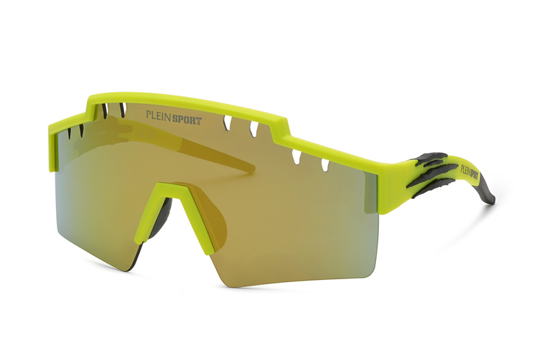 Okulary PHILIPP PLEIN SSP001-991KCX. Okulary przeciwsłoneczne, Kolor żółty. Mężczyzna.
