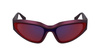 Okulary KARL LAGERFELD KL6128S-606. Okulary przeciwsłoneczne, Kolor czerwony. Unisex.