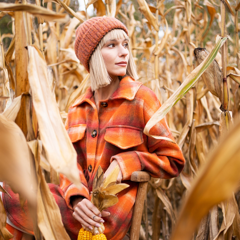 Czapka Melange Beanie