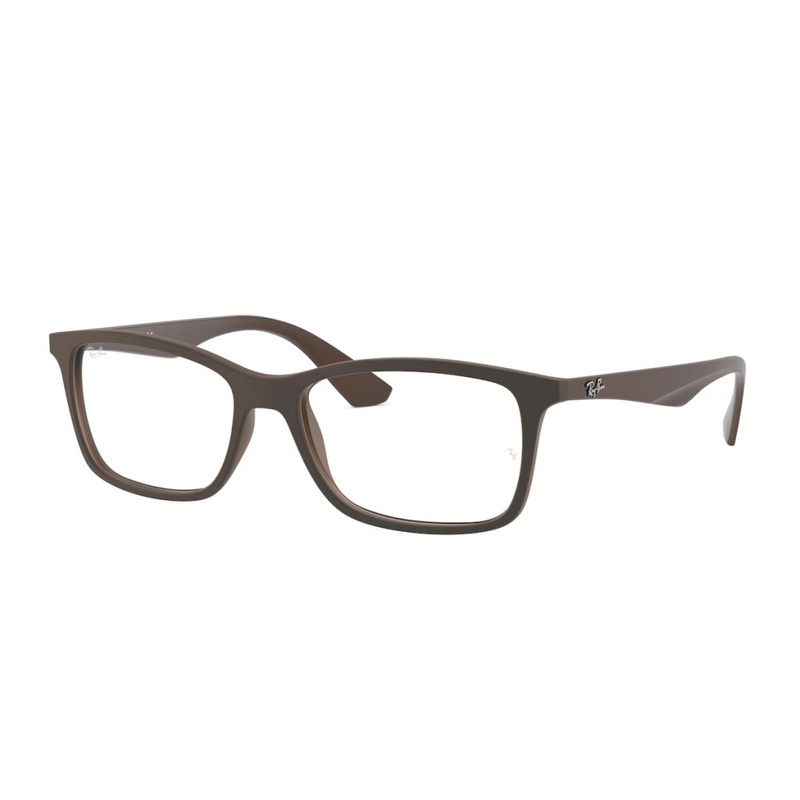 Okulary RAY BAN RX7047545154. Okulary, Kolor brązowy. Mężczyzna.
