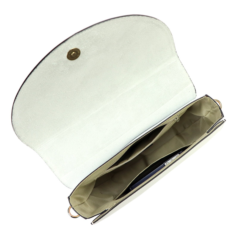 Damska listonoszka skórzana kwiatowy motyw od EGO