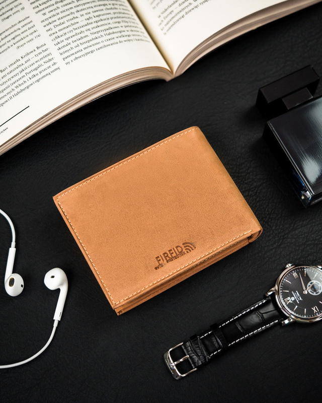 Skórzany męski portfel Peterson PTN 304 2-1-5