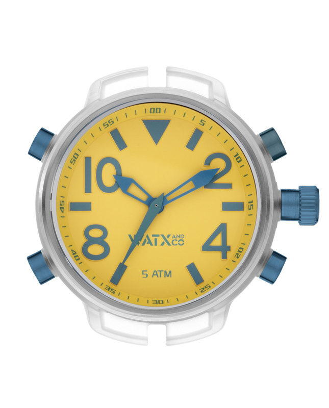 Zegarek WATXANDCO RWA3747. Pudełko, Kolor żółty. Unisex.