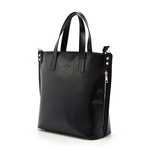 Stylowa  torebka skórzana shopper na ramię