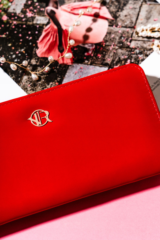 Duży Stylowy portfel damski na zamek od Rovicky