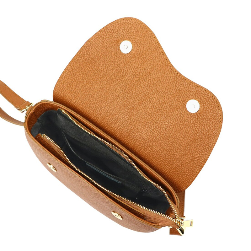 Luka damska skórzana listonoszka półksiężyc Miejska torebka przez ramię