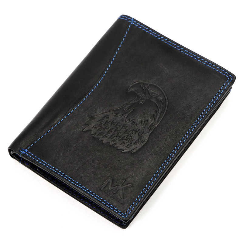 Skórzany męski portfel Money Kepper CDD 5601 EAGLE