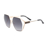 Okulary GUESS GF00036-6032B. Okulary przeciwsłoneczne, Kolor złoty. Kobieta.