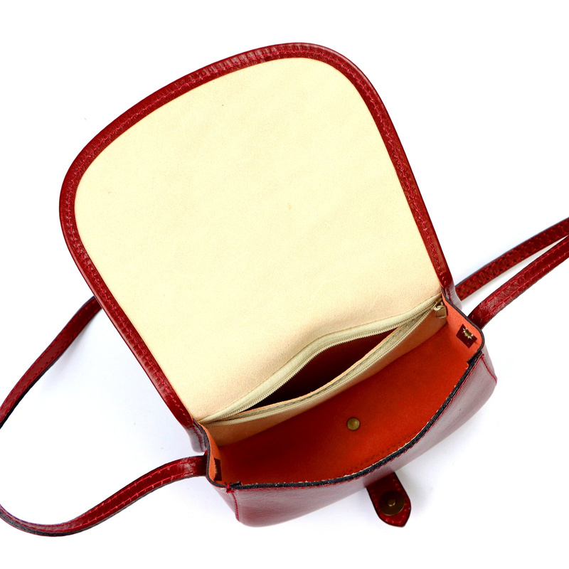 Florence Torebka Skórzana Damska Listonoszka Na Ramię Przez Ramię