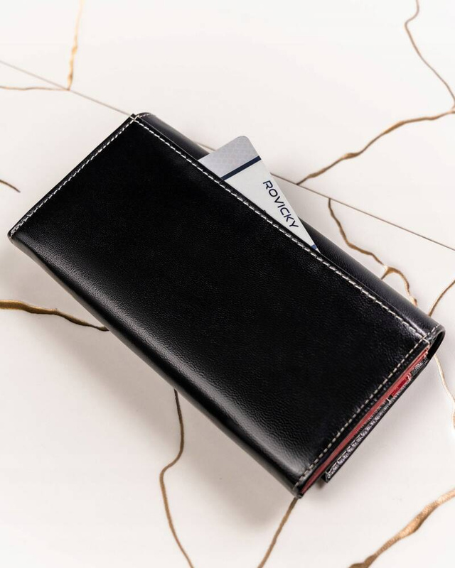 Skórzany portfel damski na zatrzask 4U Cavaldi