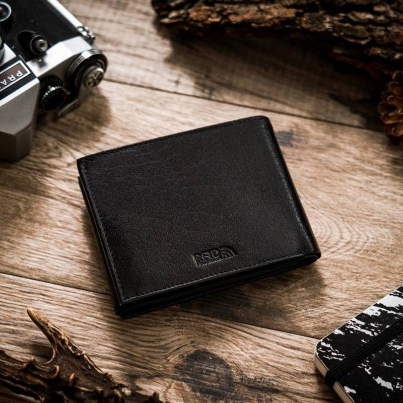 Skórzany męski portfel Peterson PTN 304G HUNTER