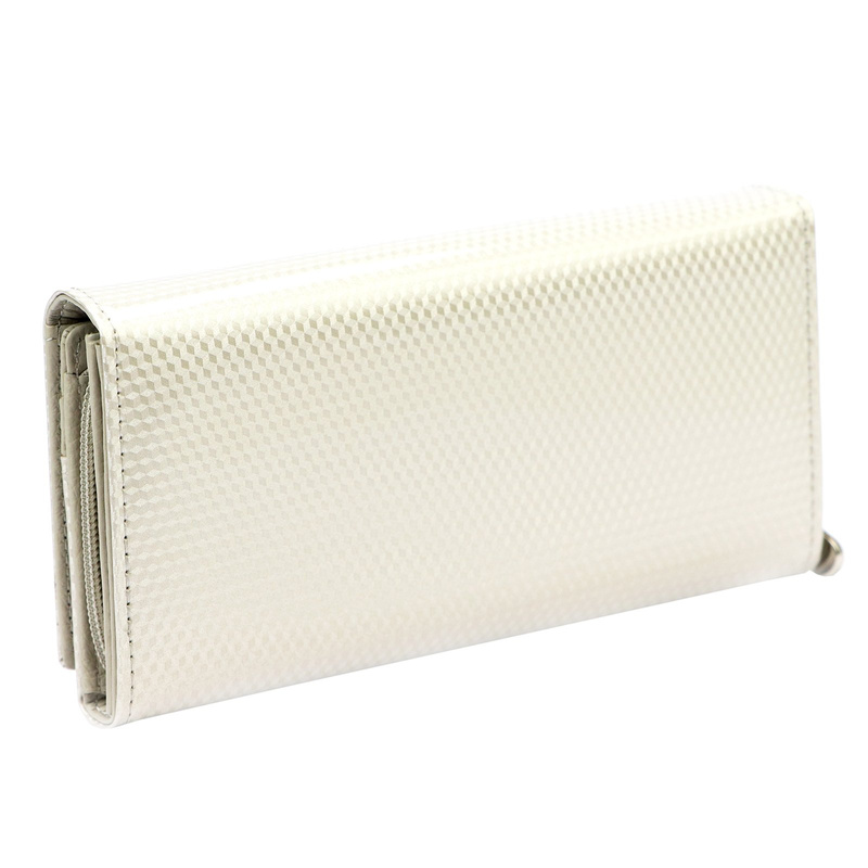 Lakierowany damski portfel skórzany duży Gregorio