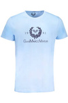 T-SHIRT MĘSKI Z KRÓTKIM RĘKAWEM GIAN MARCO VENTURI NIEBIESKI