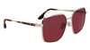 Okulary VICTORIA BECKHAM VB234S-712. Okulary przeciwsłoneczne, Kolor złoty. Kobieta.
