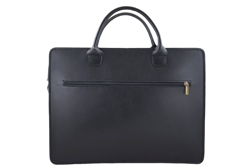 Aktówka męska skórzana Barberinis - Czarny