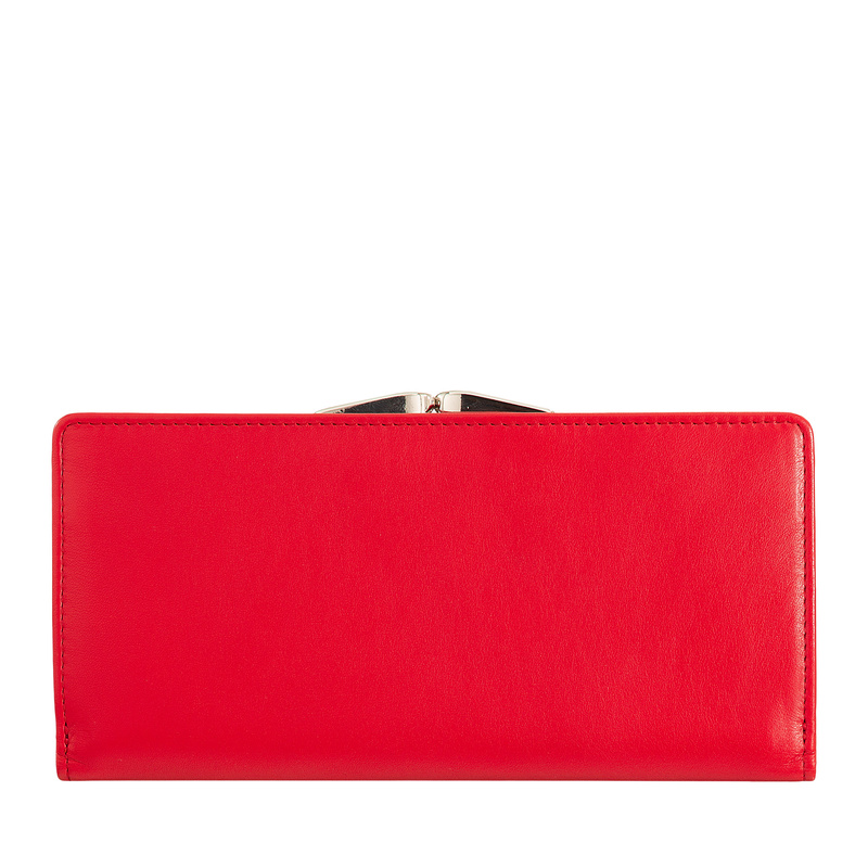 DuDu Podłużna damska portmonetka skóra naturalna podłużny duży portfel