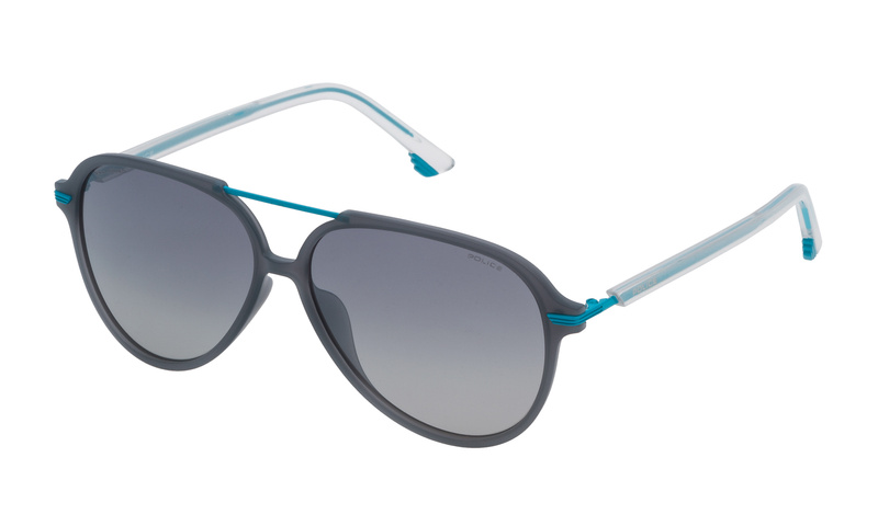 Okulary POLICE SPL58258M20P. Okulary przeciwsłoneczne, Kolor niebieski. Unisex.