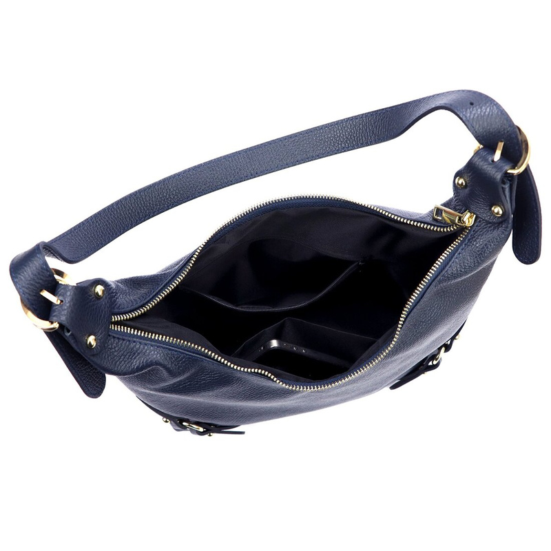 Luka damska torebka na ramię skóra naturalna pojemna listonoszka miejska