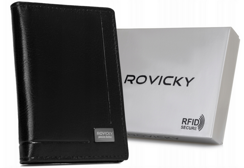 Skórzane etui na karty i dokumenty Rovicky z RFID