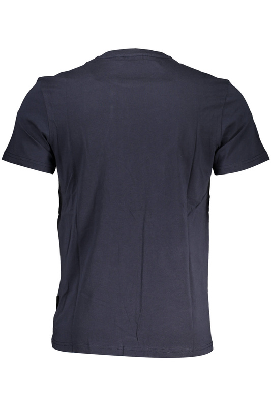 NIEBIESKI T-SHIRT MĘSKI NAPAPIJRI Z KRÓTKIM RĘKAWEM