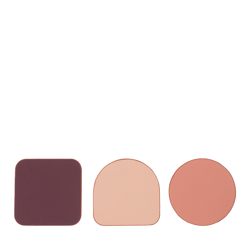 Dudu podstawki kwadratowe i okrągłe podkładki skóra naturalna