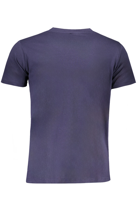 NIEBIESKI T-SHIRT M�SKI Z KR�TKIM R�KAWEM Norway 1963