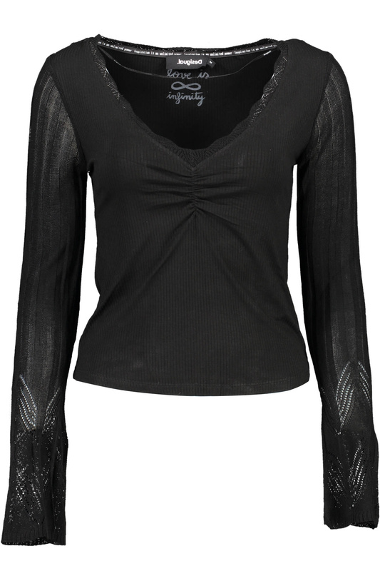 DESIGUAL SWETER DAMSKI CZARNY