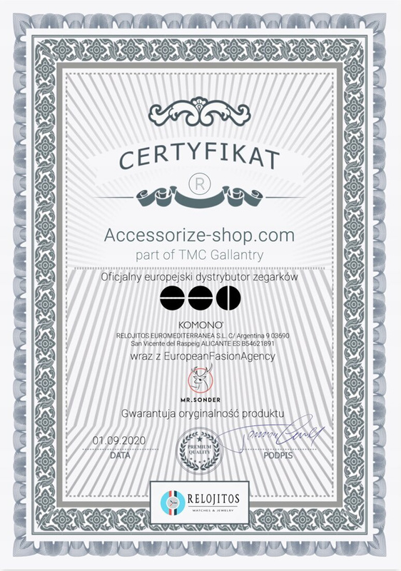 Zegarek KOMONO KOM-W3015. Kwarcowy, Kolor czerwony. Mężczyzna.