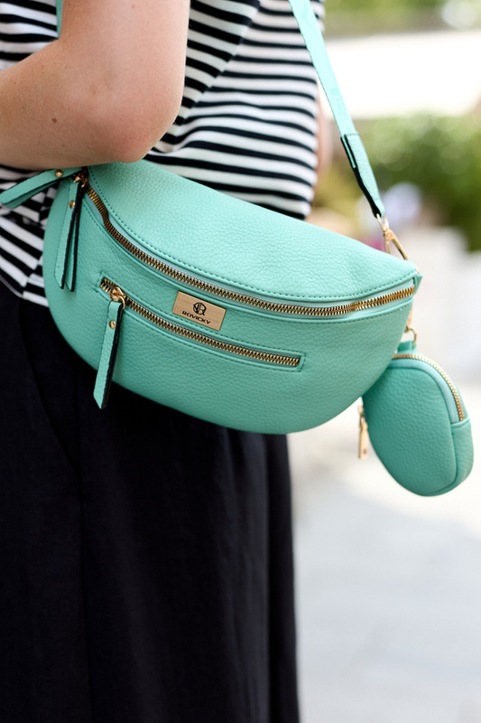 Saszetka damska crossbody ze skóry ekologicznej - Rovicky