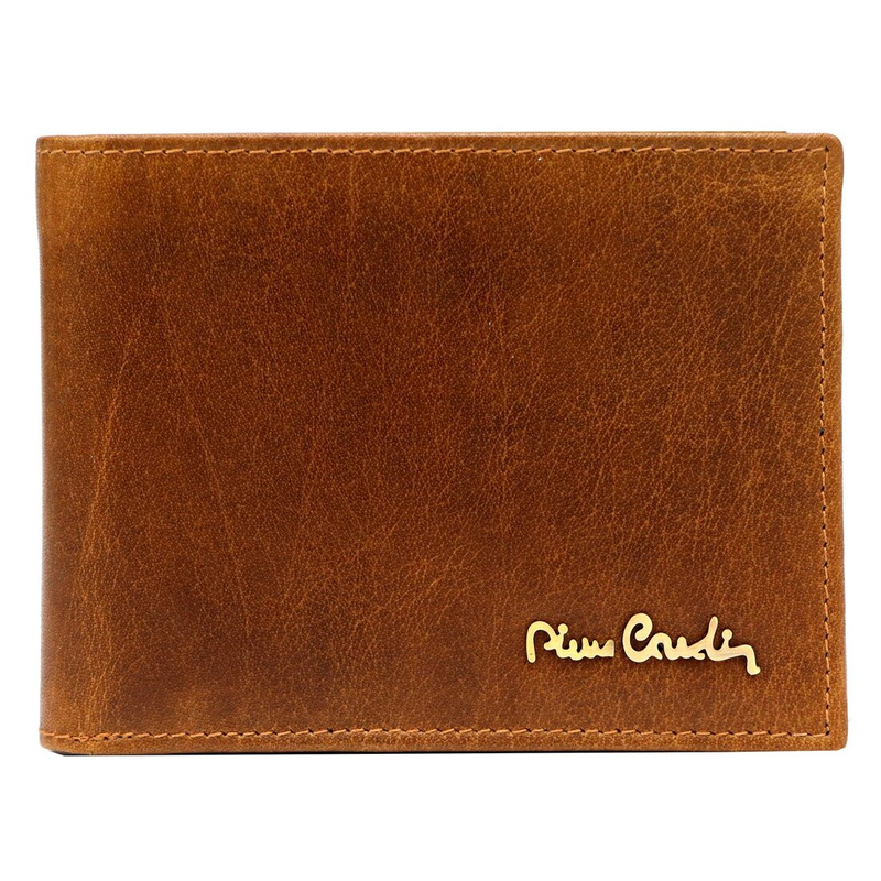 Pierre Cardin męski portfel skóra naturalna składany przegrody kieszeń