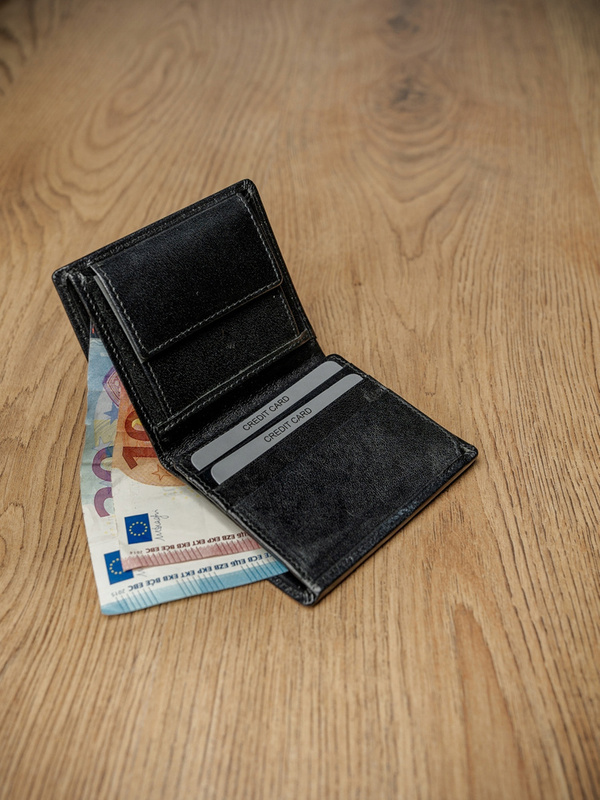 Skórzany męski portfel Rovicky PC-028-BAR RFID