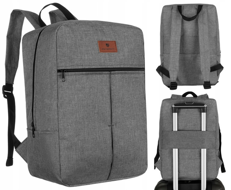 Materiałowy plecak męski Peterson PTN GBP-10