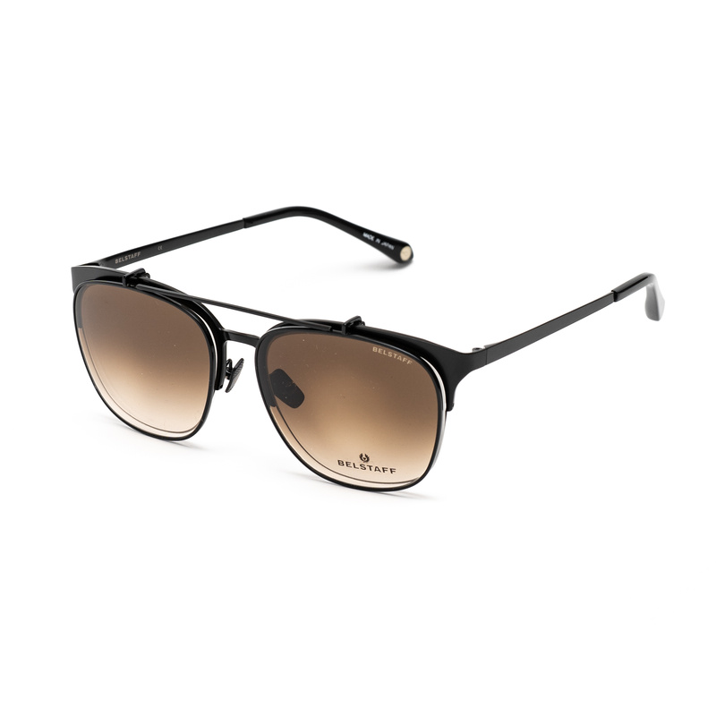 Okulary BELSTAFF HATCHERNEGROW. VIEW + CLIP-ON, Kolor czarny. Kobieta.
