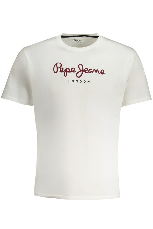 MĘSKA KOSZULKA Z KRÓTKIM RĘKAWEM PEPE JEANS BIAŁA