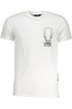 T-SHIRT MĘSKI Z KRÓTKIM RĘKAWEM KLASY CAVALLI BIAŁY