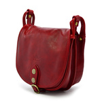 Mała Skórzana listonoszka damska w stylu retro 